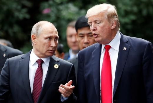 ▲▼ 川普（Donald Trump）,普丁（Vladimir Putin）。（圖／路透社）