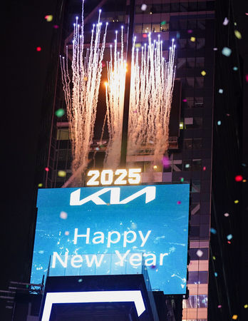▲▼時報廣場跨年。（圖／路透）