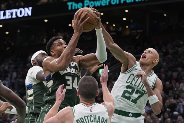 ▲公鹿字母哥安戴托昆波。（圖／達志影像／美聯社）