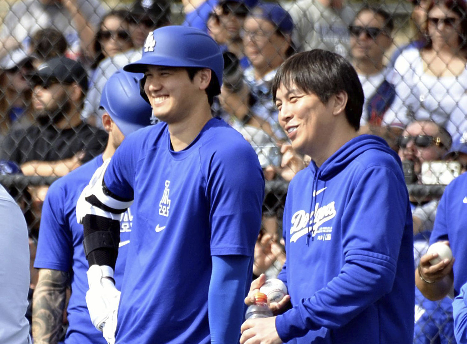 ▲棒球明星大谷翔平與前翻譯水原一平。（圖／達志影像／美聯社）