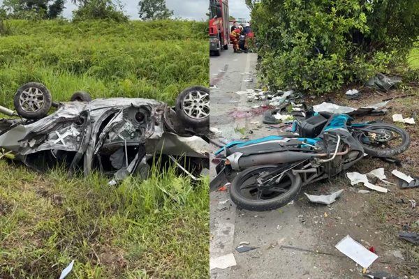d8048353 ▲▼馬來西亞一名16歲少年無照駕駛,不料車子卻在途中失控,奪走5條人命。(圖/翻攝自Facebook)