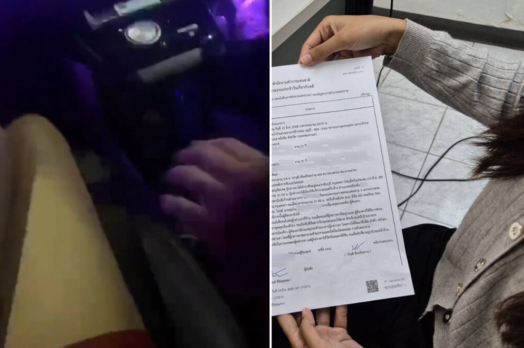 8128381-1 ▲▼21歲泰女搭計程車遭司機「揉胸捏大腿」!他色喊:只要15分鐘。(圖/翻攝自khaosod)