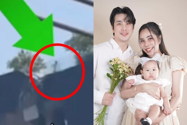 ▲▼曼谷豪宅「空中走廊震斷」！他一口氣跳過去　英勇救妻女。（圖／翻攝自Facebook／Bowyuri สะใภ้เกาหลี ）