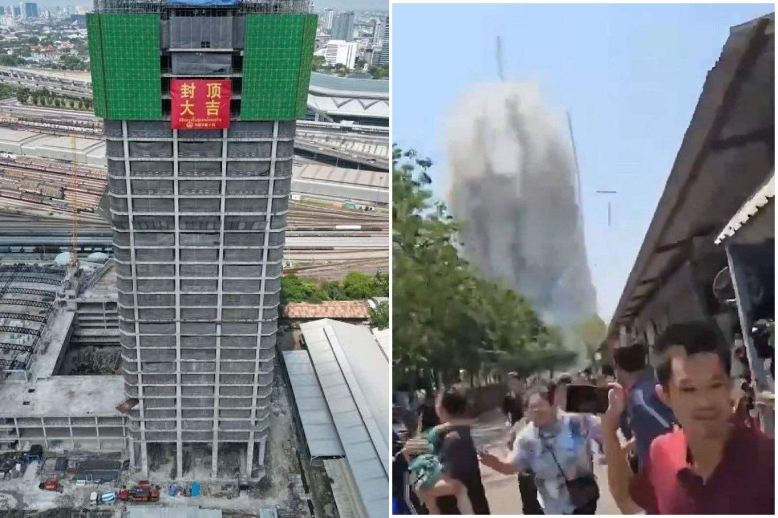 8151880-1 【41J肉聲】「中資合建」工地樓3秒全塌 泰網友關心防震建築!台北101再被熱議