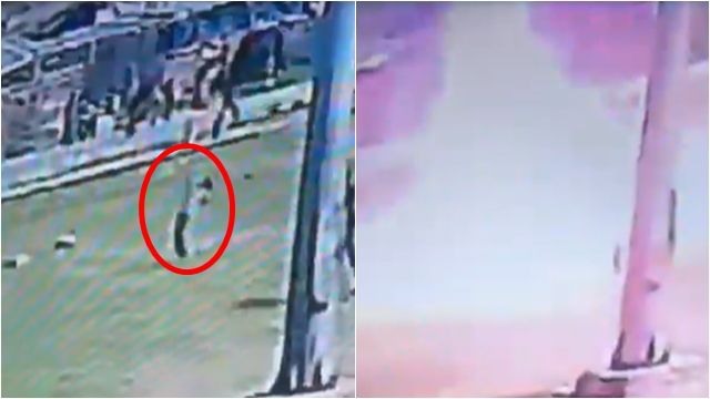 ▲▼     奪命瞬間！朝空中扔石頭「引爆天劫」　印度9歲男童身亡       。（圖／翻攝X）