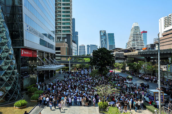 d8149464-2 ▲▼泰國曼谷因發生地震的頻率低,多數建築並未將耐震納入考量。(圖/路透)