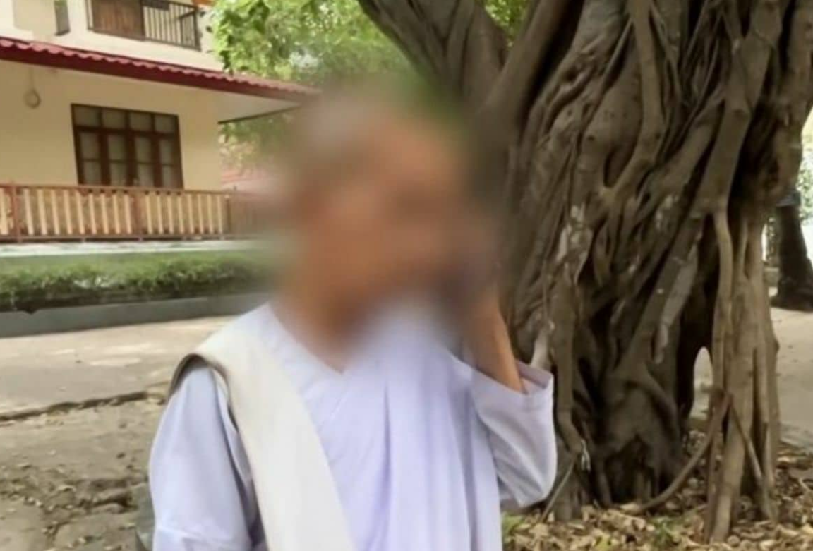 8177900 ▲▼泰19歲沙彌性侵74歲尼姑未遂!強逼看A片 還摀嘴推倒壓制。(圖/翻攝自Amarin TV)