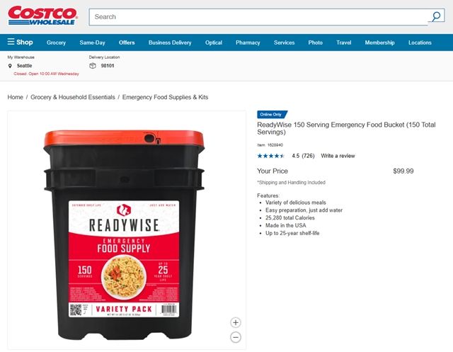 ▲▼ 好市多末日晚餐套組。（圖／翻攝costco.com）