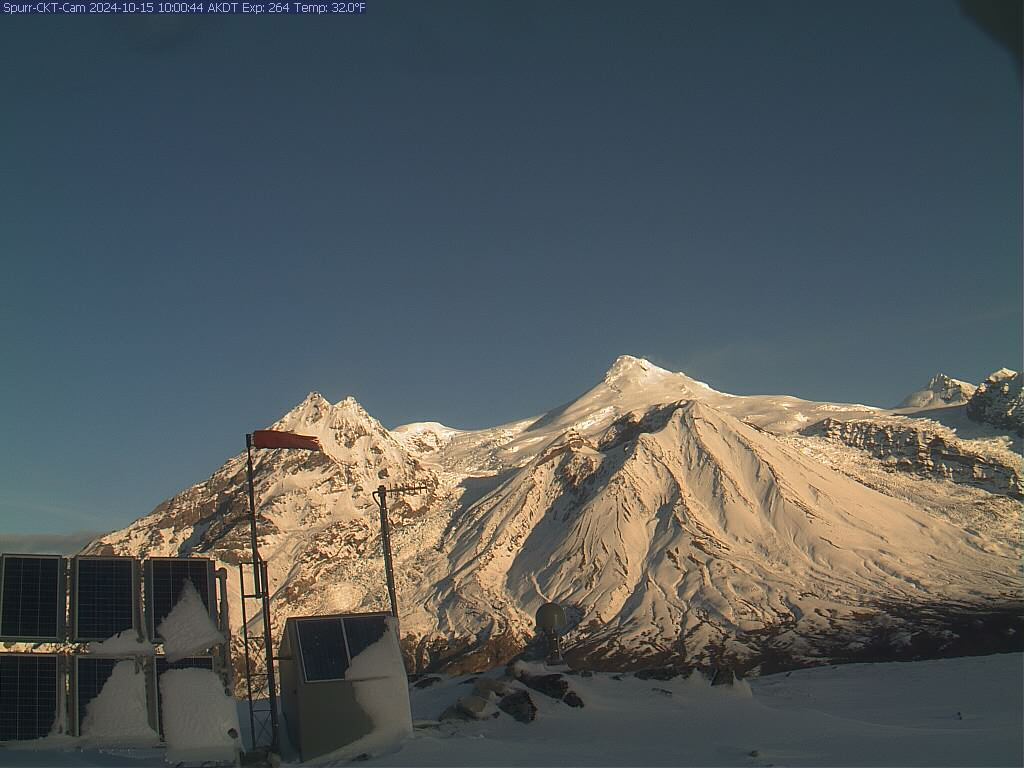 ▲▼美國阿拉斯加州斯普爾火山（Mount Spurr）。（圖／Boyce, Ellie／Alaska Volcano Observatory / University of Alaska Fairbanks, Geophysical Institute）
