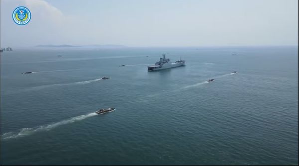 d7894639-1 ▲▼大陸解放軍宣布實行「聯合利劍-2024B」演習,。 。(圖/翻攝 央視、東部戰區)