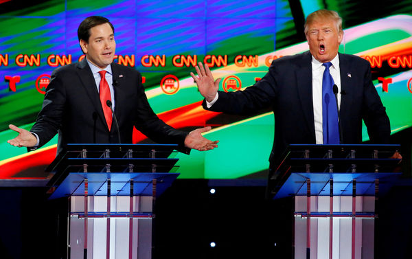 ▲▼盧比歐（Marco Rubio）過去曾是川普（Donald Trump）在2016年總統初選的對手。（圖／路透）