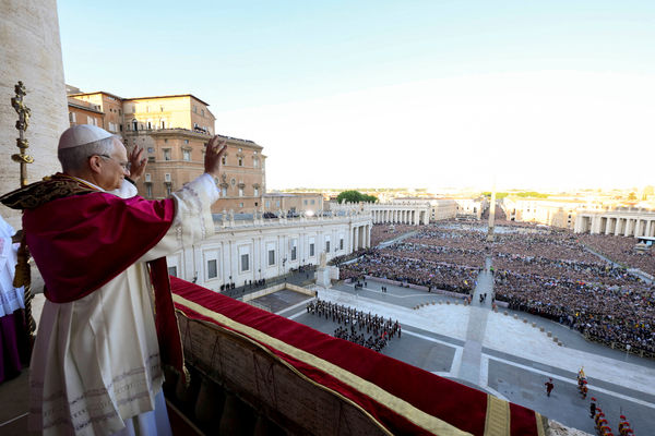 ▲▼ 新任美籍教宗良十四世（Pope Leo XIV）。（圖／路透）