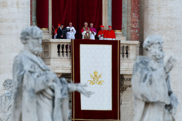 ▲▼ 新任美籍教宗良十四世（Pope Leo XIV）。（圖／路透）