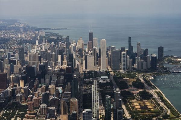 ▲▼2024年芝加哥（Chicago）天際線。（圖／達志影像／美聯社）