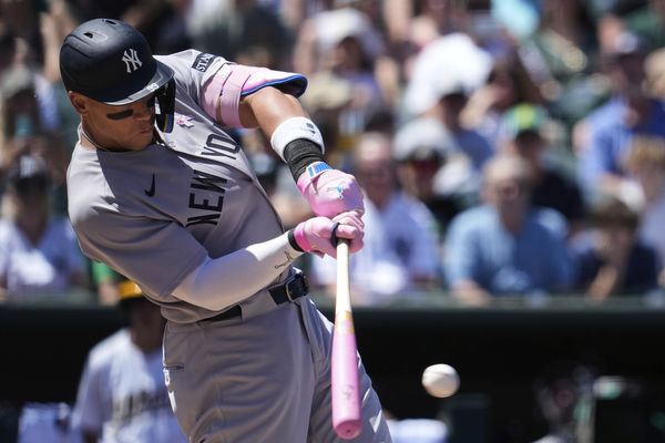 d8212775-1 ▲「法官」賈吉(Aaron Judge)本戰猛敲4安再度成為四割男。(圖/達志影像/美聯社)