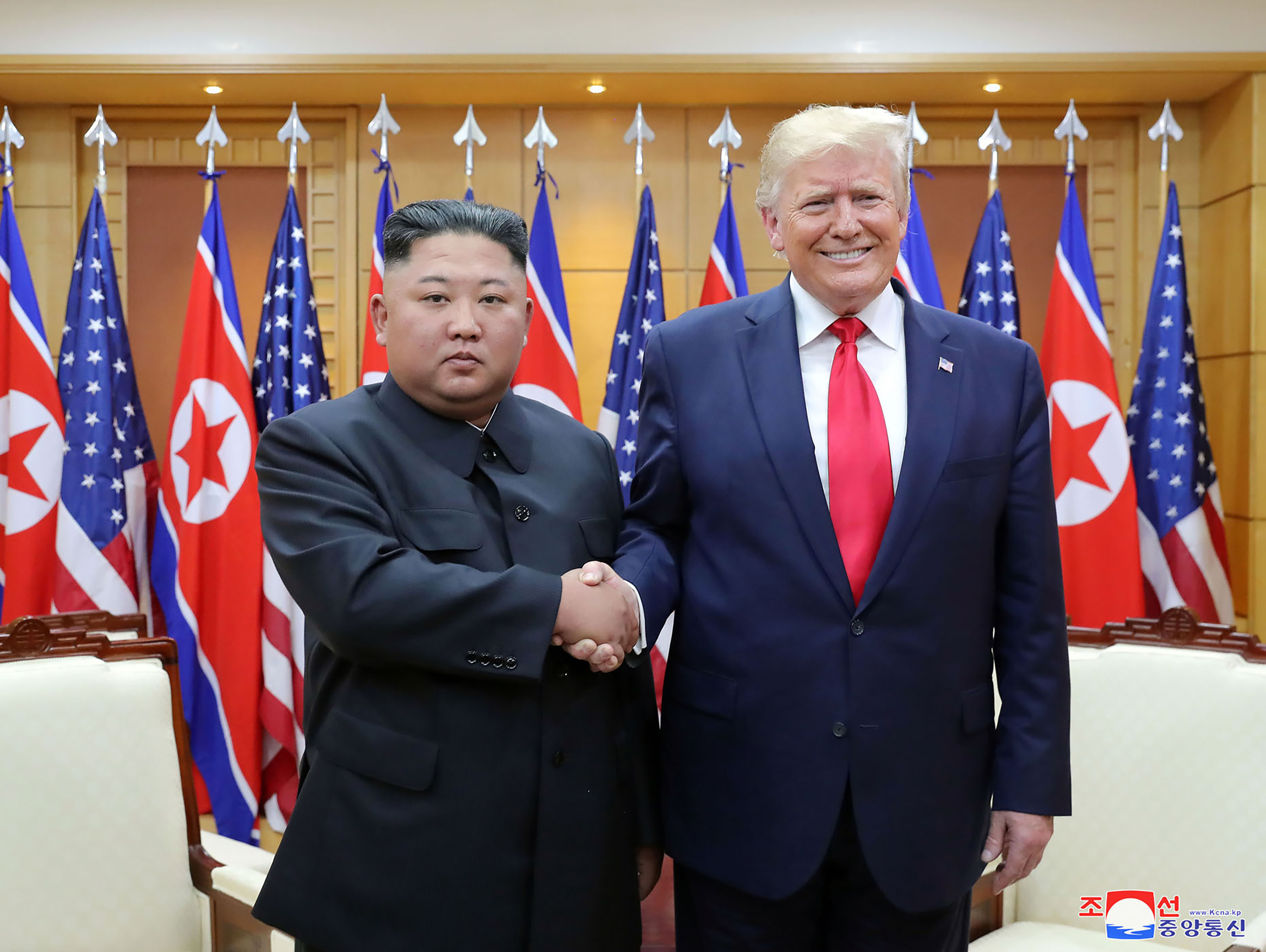 5148764-1 ▲▼川普表示,仍與金正恩維持良關係。(圖/達志影像/美聯社)
