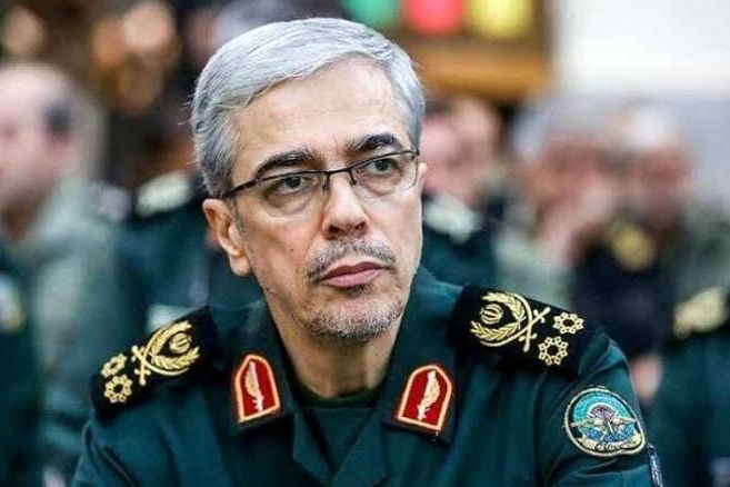 8260101-1 ▲▼ 伊朗武裝部隊總參謀長巴蓋里(Mohammad Bagheri)。(圖/翻攝自X)