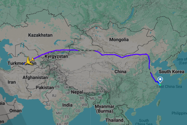 ▲▼             。（圖／翻攝自Flightradar24）