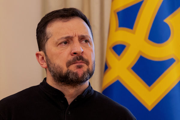 ▲▼烏克蘭總統澤倫斯基（Volodymyr Zelenskiy）。（圖／路透）