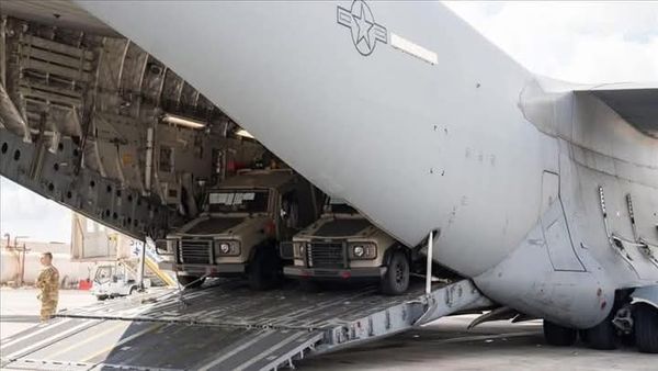 d8270001 ▲▼美、德貨機「滿載軍備」飛抵以色列! 畫面曝光。(圖/翻攝自X)