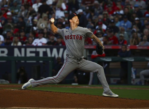 ▲紅襪投手布勒（Walker Buehler）今天單場送出7次保送。（圖／達志影像／美聯社）