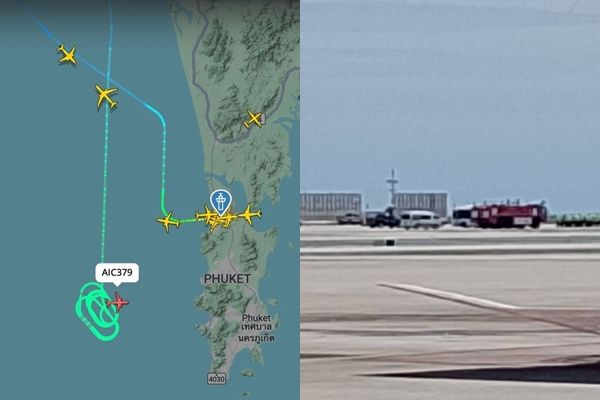 8260258-1 ▲▼快訊/印航156人客機接炸彈威脅! 空服員廁所發現「bomb」字條。(圖/翻攝自khaosod)