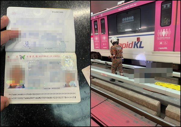 d8244518 ▲▼疑失足跌落LRT軌道台灣男遭當場撞斃。(圖/馬來西亞中國報提供)