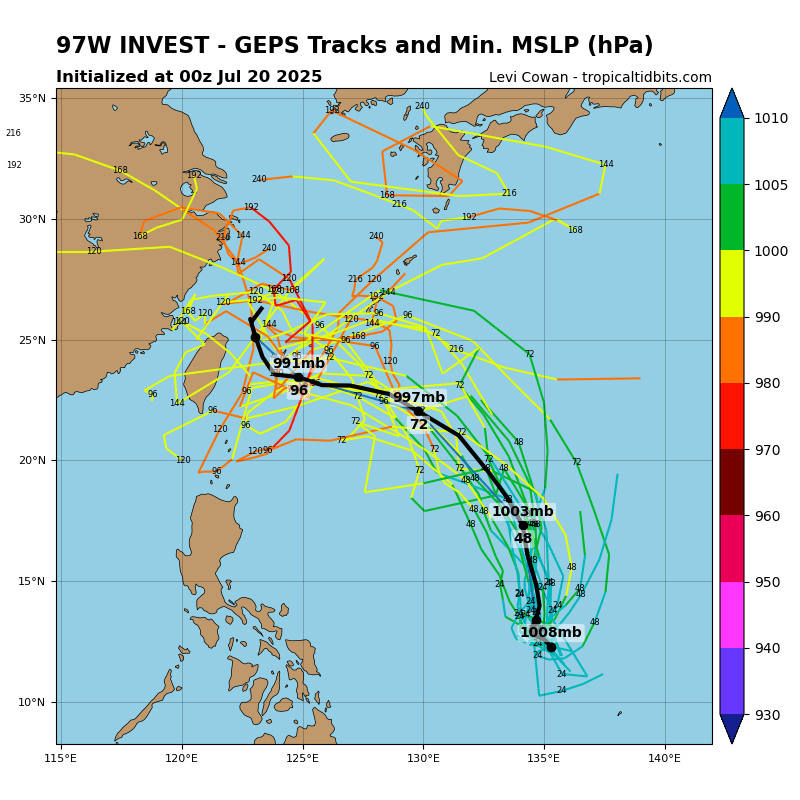 8317054 ▲▼ 。(圖/NCDR、翻攝tropicaltidbits、weathernerds)