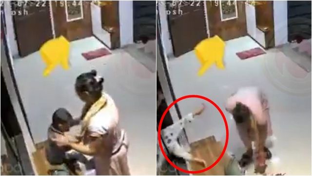 8330637-1 ▲▼坐窗邊穿鞋 印度4歲女童「往後一栽」墜12樓身亡。(圖/翻攝X)