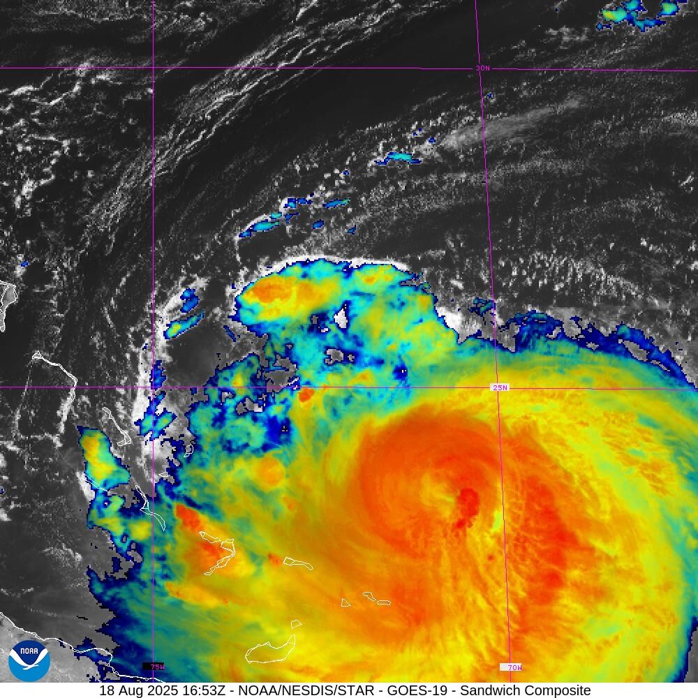 ▲▼颶風艾琳。（圖／翻攝NOAA）