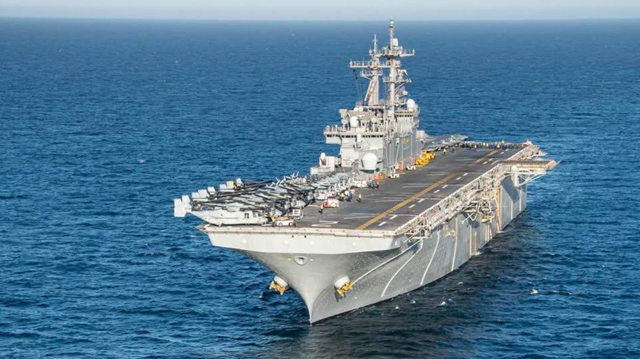 ▲▼美軍兩棲攻擊艦艾薩克斯號（USS Essex）。（圖／翻攝facebook.com/USSESSEX）