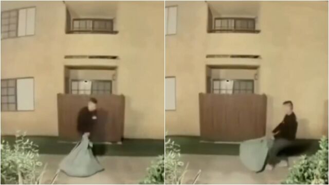 ▲▼人妻離奇陳屍國家森林！　美丈夫「拖行沉重布袋」身影被拍下。（圖／翻攝X）