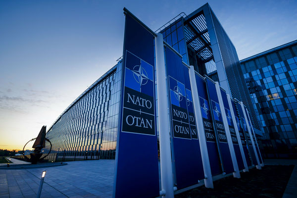 ▲▼北大西洋公約組織，北約，NATO，北約總部，北約旗。（圖／達志影像／美聯社）