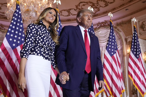 ▲▼前美國總統川普及妻子梅蘭妮亞（Melania Trump）。（圖／達志影像／美聯社）