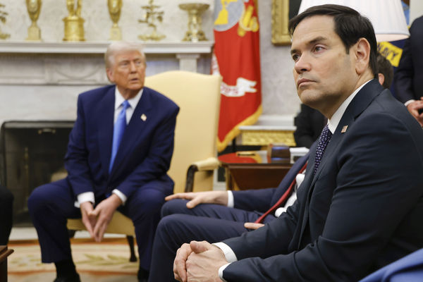 ▲▼ 川普和澤倫斯基爆發爭執時，國務卿盧比歐（Marco Rubio）也在場。（圖／達志影像／美聯社）