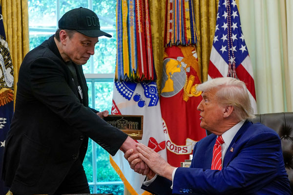 ▲▼全球首富馬斯克（Elon Musk）正式卸下美國總統川普（Donald Trump）政府內的職務。（圖／路透）