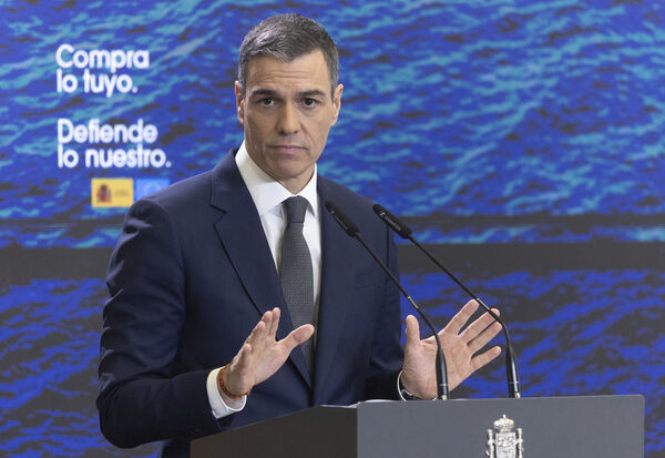 d8352325-1 ▲▼西班牙總理桑切斯(Pedro Sanchez)。(圖/達志影像/美聯社)