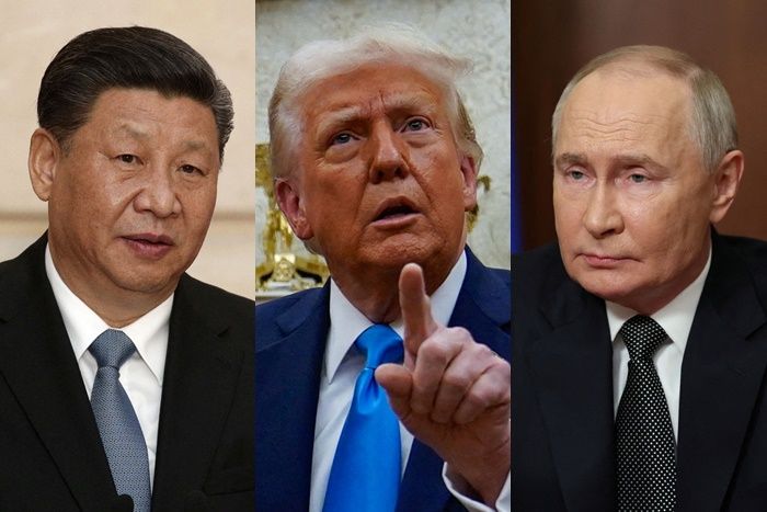 ▲▼美國總統川普（Donald Trump）、中國國家主席習近平和俄羅斯總統普丁（Vladimir Putin）。（組圖／路透）