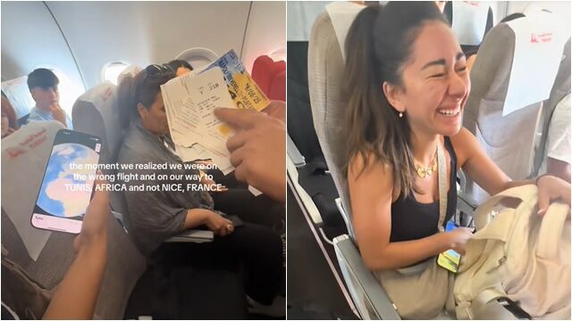 8396130-1 ▲▼嗨飛法國度假「竟被送到非洲」 網美訂機票1失誤糗翻天。(圖/翻攝TikTok)