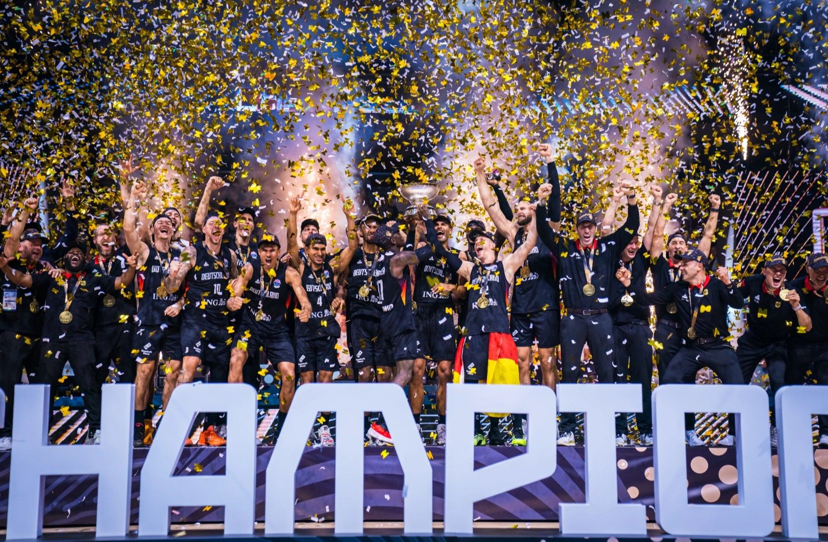 ▲▼德國男籃睽違32年再奪歐錦賽冠軍。（圖／取自FIBA）