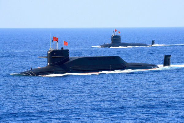 d8363513-1 ▲▼中國094型晉級核潛艦。(圖/路透)