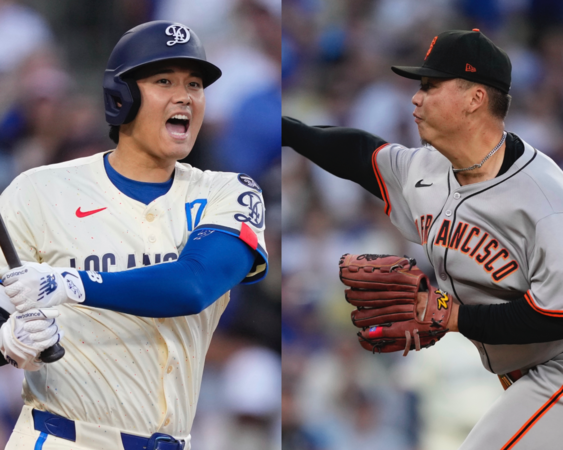 ▲大谷翔平、鄧愷威。（圖／達志影像／美聯社）