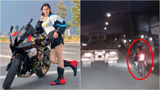 8389838 ▲▼重機網美遭輾斃! 準備超車「路邊這一輛」突然倒車竟奪命。(圖/翻攝臉書)