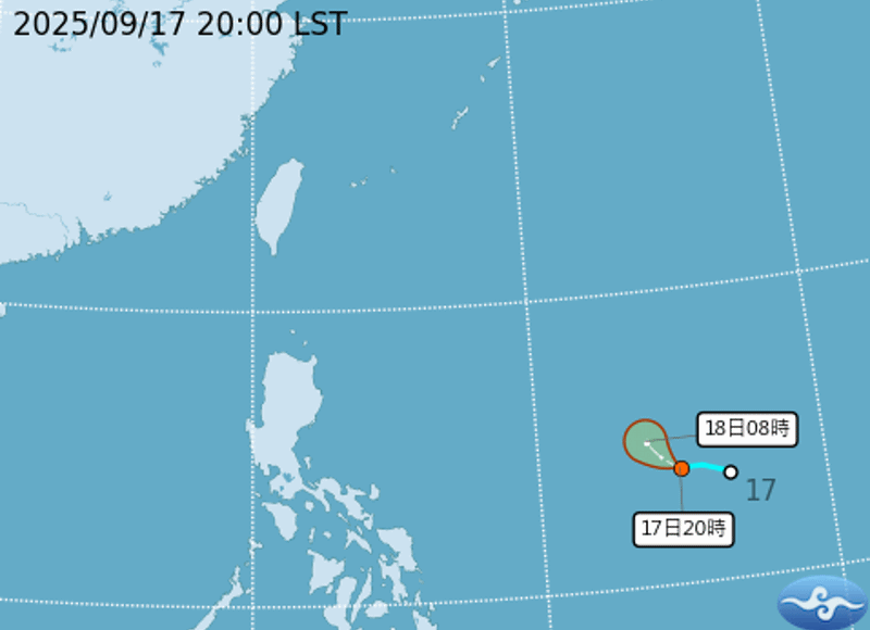 ▲▼樺加沙颱風。（圖／中央氣象署）