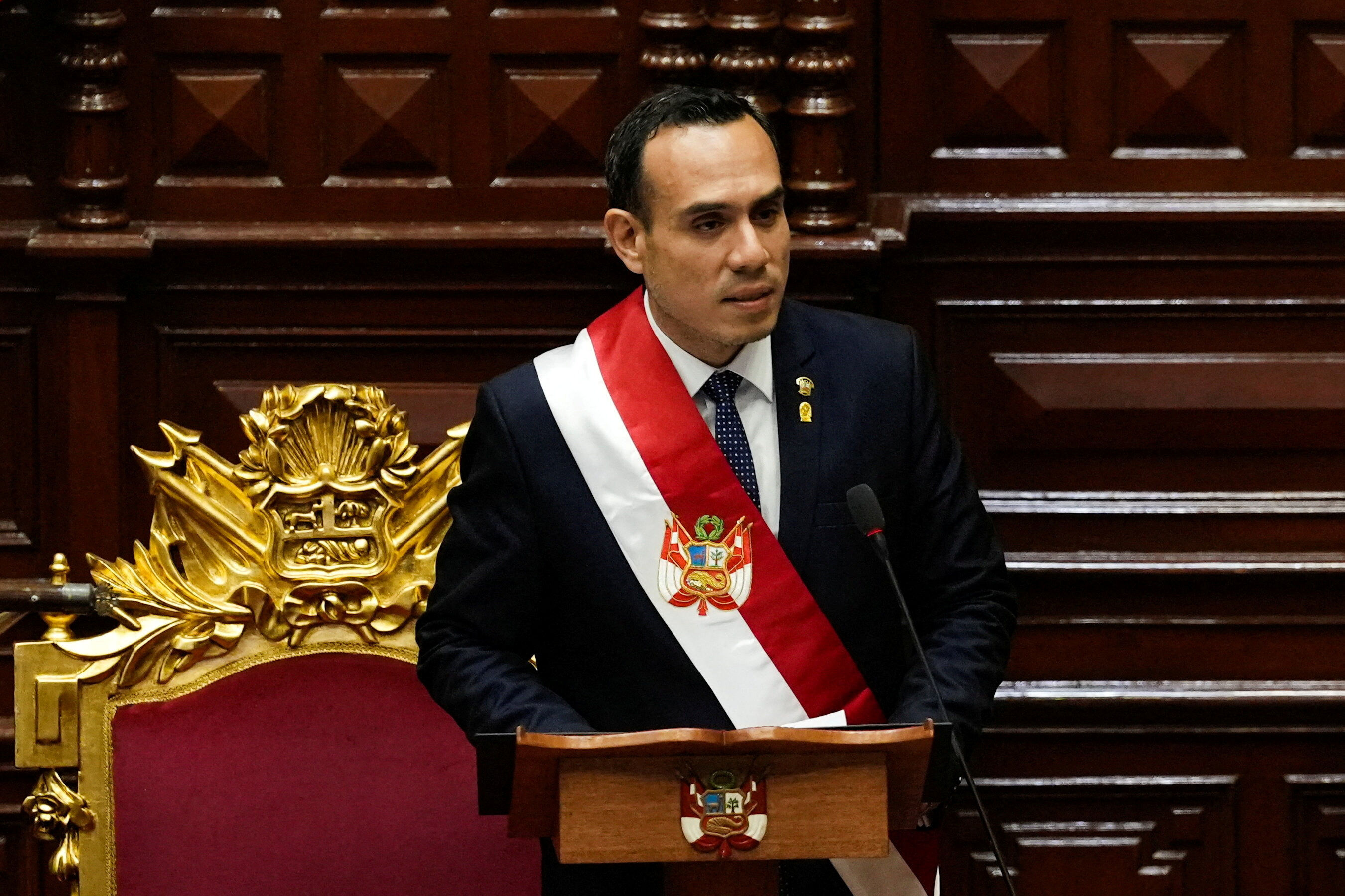▲▼祕魯總統赫里（José Jerí）。（圖／路透）