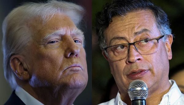 d8066202-1 ▲▼美國總統川普,哥倫比亞總統裴卓(Gustavo Petro)。(組圖/路透)