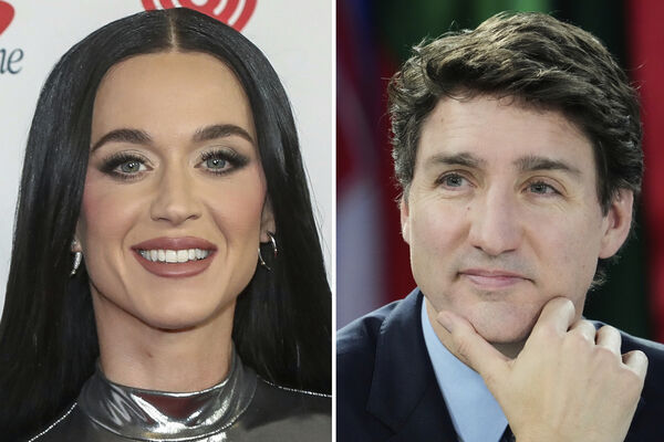 ▲▼ 美國天后凱蒂佩芮（Katy Perry）與加拿大前總理杜魯道（Justin Trudeau）。（圖／達志影像／美聯社）