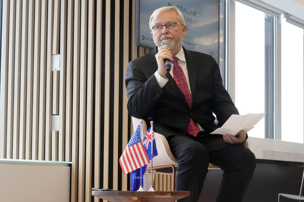 ▲▼澳洲駐美大使陸克文（Kevin Rudd）。（圖／達志影像／美聯社）