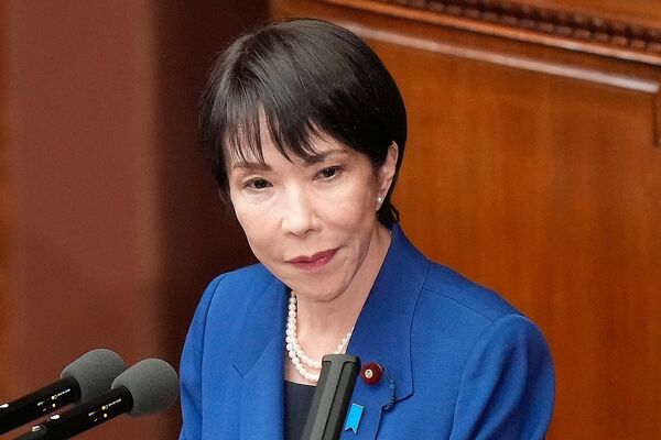 ▲▼日本首相高市早苗24日下午在參眾兩院首次發表施政方針演說。（圖／達志影像／美聯社）