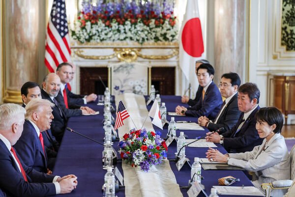 ▲▼ 美國總統川普與日本首相高市早苗。（圖／路透）